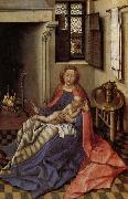 Robert Campin Madonna and Child Befor a Fireplace Sweden oil painting artist
